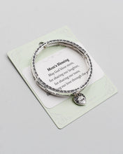 Load image into Gallery viewer, Mom&#39;s Blessing Stretch Bangle Bracelet with Charm
