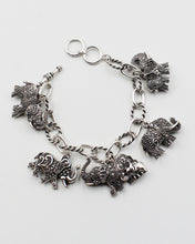 Load image into Gallery viewer, Diamond Cut &#39;Elephant&#39; Charm Bracelet
