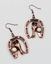 Load image into Gallery viewer, Metal Horse Earrings
