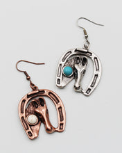 Load image into Gallery viewer, Metal Horse Earrings
