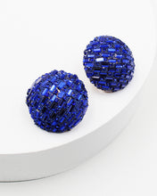 Load image into Gallery viewer, Round Jumbo Sparkle Stud Earrings
