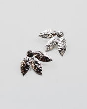 Load image into Gallery viewer, Textured Metal Leaf Post Back Earrings
