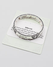 Load image into Gallery viewer, JOHN 3:16 Stretch Bracelet
