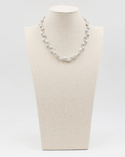 Load image into Gallery viewer, Triple Braided Elongated Pearl Necklace
