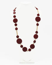 Load image into Gallery viewer, Round Wood Beaded Long Necklace

