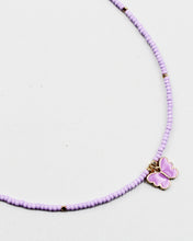 Load image into Gallery viewer, Butterfly Charm Beaded Choker
