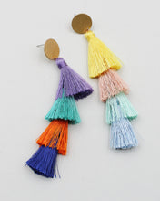 Load image into Gallery viewer, Silk Tassel Dangle Earrings
