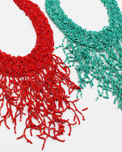 Load image into Gallery viewer, Beaded Statement Bib Necklace Set
