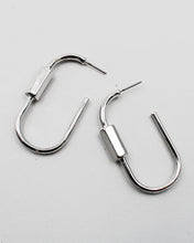 Load image into Gallery viewer, Carabiner Lock Earrings
