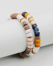 Load image into Gallery viewer, Precious Stone &amp; Metal Rondell Bracelet
